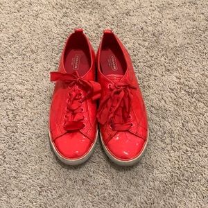 HOT PINK UNIQUE COACH SNEAKERS